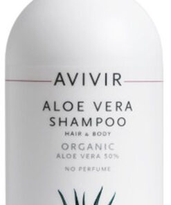 Avivir aloe vera shampoo hair & body organic aloe vera 50% no perfume 300ml online shopping billigt tilbud shoppetur