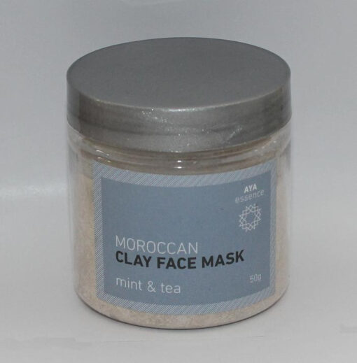 Aya essence moroccan clay face mask mint & tea 50g online shopping billigt tilbud shoppetur