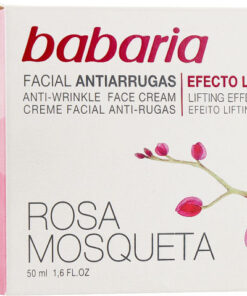 Babaria facial hidratante moisturising face cream SPF15 rosa mosqueta 50ml online shopping billigt tilbud shoppetur