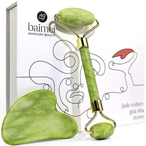 Baimei skincare beauty jade roller + gua sha stone online shopping billigt tilbud shoppetur