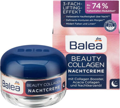 Balea beauty collagen nachtcreme 50ml online shopping billigt tilbud shoppetur