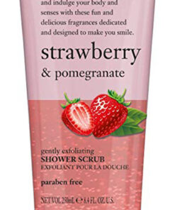 Baylis & harding beauticology shower scrub strawberry & pomegranate 250ml online shopping billigt tilbud shoppetur