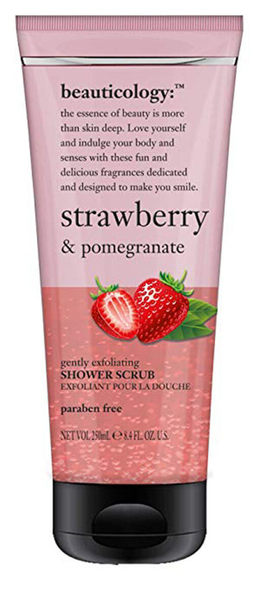 Baylis & harding beauticology shower scrub strawberry & pomegranate 250ml online shopping billigt tilbud shoppetur