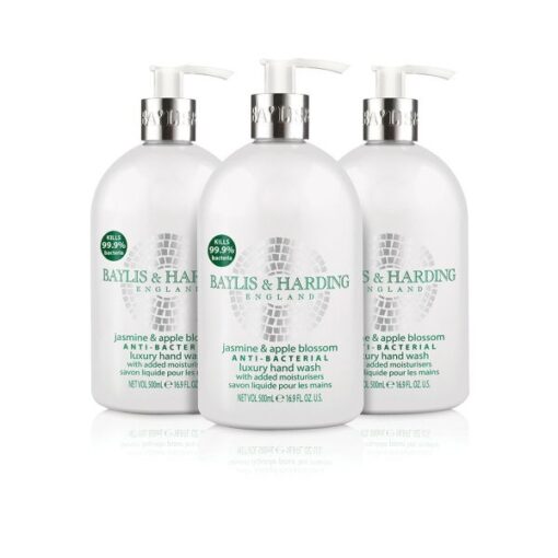 Baylis & harding jasmine & apple blossom hand wash 500ml (3 pack) online shopping billigt tilbud shoppetur