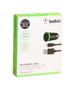 Belkin autolader + kabel til Iphone 5/5S/6 1