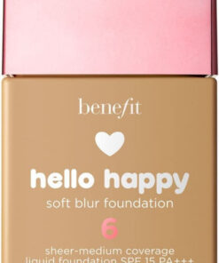 Benefit hello happy soft blur foundation SPF15 6 sheer-medium coverage 30ml online shopping billigt tilbud shoppetur