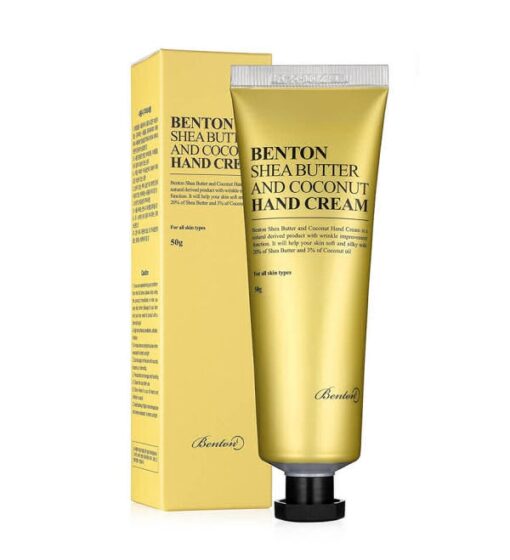 Benton shea butter and coconut hand cream 50g online shopping billigt tilbud shoppetur