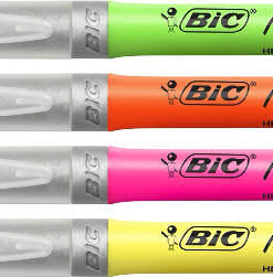 Bic highlighter flex 4 stk. online shopping billigt tilbud shoppetur