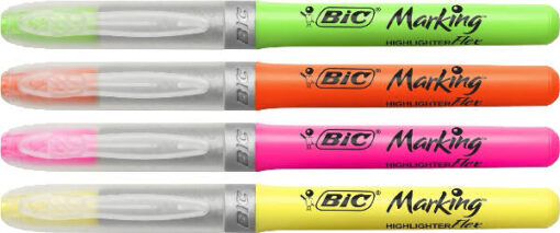 Bic highlighter flex 4 stk. online shopping billigt tilbud shoppetur