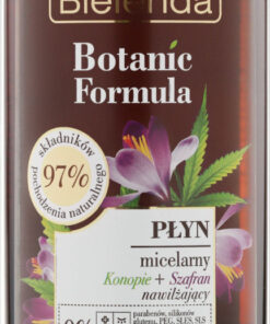 Bielenda botanic formula micellar water hemp + saffron 500ml (dato) online shopping billigt tilbud shoppetur