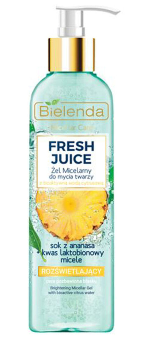 Bielenda micellar crea fresh juice brightening micellar gel with bioactive citrus water 190g online shopping billigt tilbud shoppetur