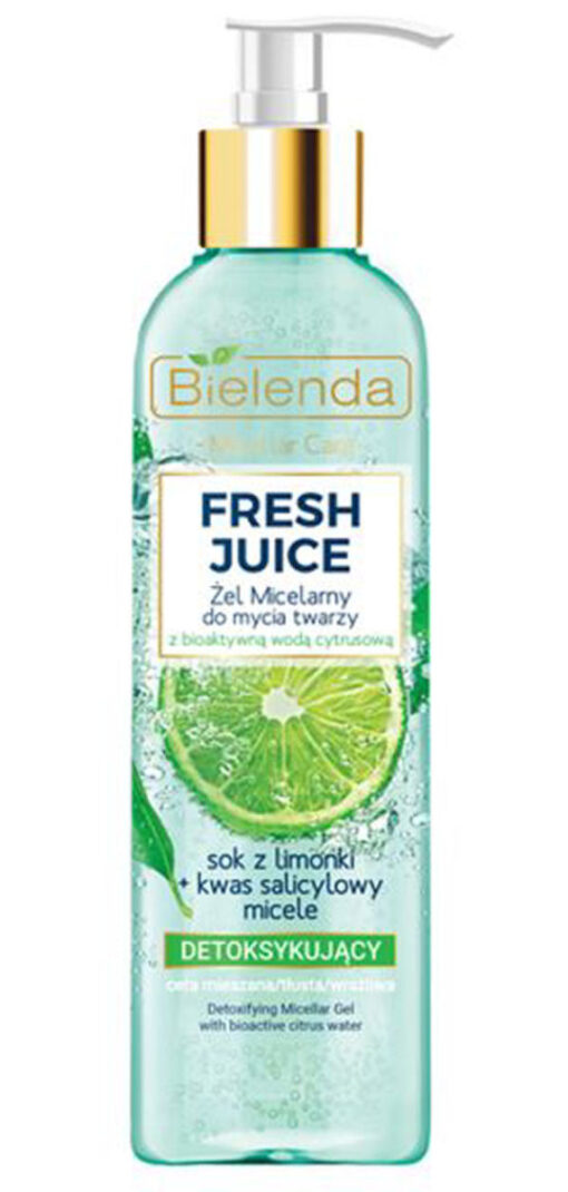 Bielenda micellar crea fresh juice detoxifying micellar gel with bioactive citrus water 190g online shopping billigt tilbud shoppetur