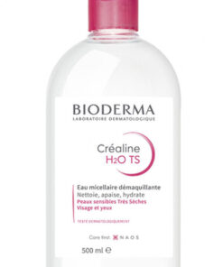 Bioderma créaline h2o TS eau micellaire démaquillante 500ml online shopping billigt tilbud shoppetur