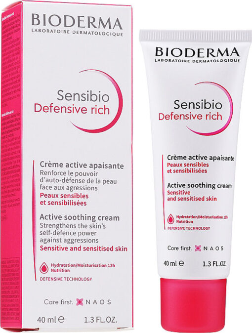 Bioderma sensibio defensive active soothing cream 40ml online shopping billigt tilbud shoppetur