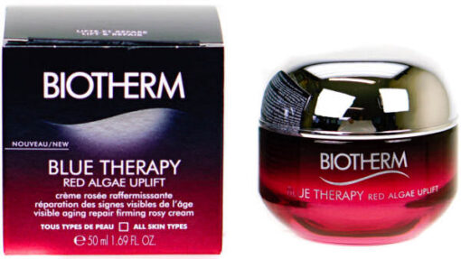 Biotherm blue therapy red algae uplift visible aging repair firming rosy cream 50ml online shopping billigt tilbud shoppetur