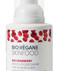 Bio:végane skinfood organic cranberry cleansing foam 100ml online shopping billigt tilbud shoppetur