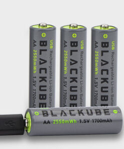 Blackube rechargeable li-ion battery AAx4 USB online shopping billigt tilbud shoppetur