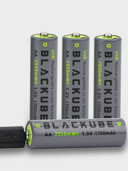 Blackube rechargeable li-ion battery AAx4 USB online shopping billigt tilbud shoppetur