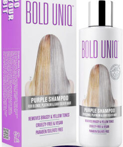 Bold uniq purple shampoo for blonde platinum & gray/silver hair online shopping billigt tilbud shoppetur