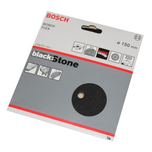 Bosch Ø150 excenterslibepapir korn 320 black stone online shopping billigt tilbud shoppetur