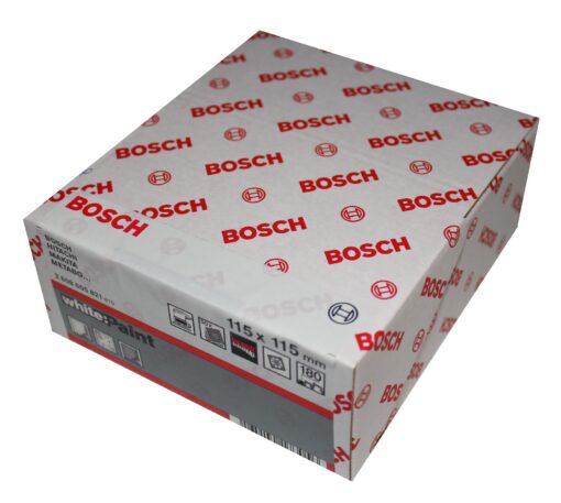 Bosch slibeark 115x115 korn 180 50 ark White paint online shopping billigt tilbud shoppetur