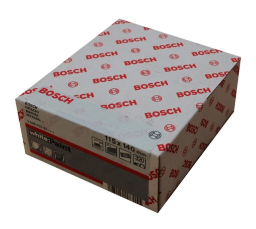 Bosch slibeark 115x140 korn 320 50 ark White paint online shopping billigt tilbud shoppetur