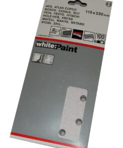 Bosch slibeark 115x230 korn 100 10 ark White paint online shopping billigt tilbud shoppetur