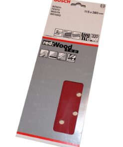 Bosch slibeark 115x280 korn 320 10 ark red wood online shopping billigt tilbud shoppetur