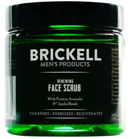 Brickell men's products renewing face scrub 115ml online shopping billigt tilbud shoppetur