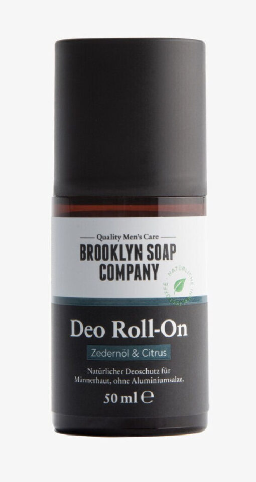 Brooklyn soap company deo roll-on zedernöl & citrus 50ml online shopping billigt tilbud shoppetur