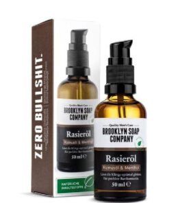 Brooklyn soap company rasieröl & menthol 50ml online shopping billigt tilbud shoppetur