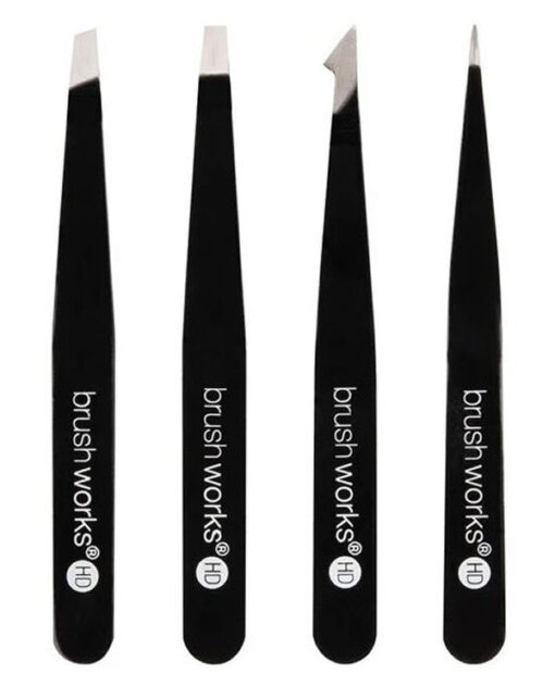 Brush works HD the complete combination tweezer set - 4 dele online shopping billigt tilbud shoppetur