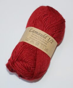 CaMaRose Lamauld 1/2 - Rød farve 6061 - 50g online shopping billigt tilbud shoppetur