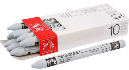 Caran d'ache genéve neocolor 1 light grey 10 stk. online shopping billigt tilbud shoppetur