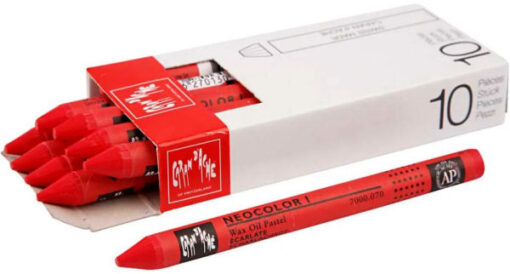 Caran d'ache genéve neocolor 1 scarlet 10 stk. online shopping billigt tilbud shoppetur