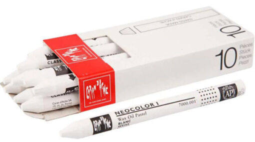 Caran d'ache genéve neocolor 1 white 10 stk. online shopping billigt tilbud shoppetur