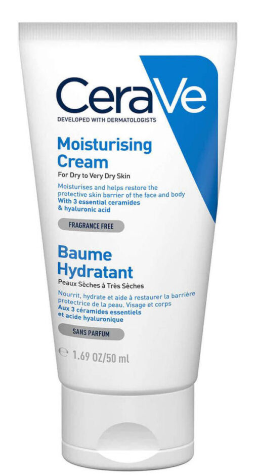 Cerave moisturising cream for dry to very dry skin 50ml online shopping billigt tilbud shoppetur