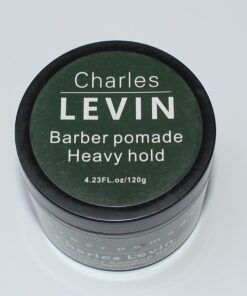 Charles levin barber pomade heavy hold grøn 120g online shopping billigt tilbud shoppetur