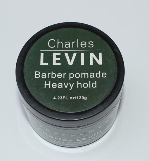 Charles levin barber pomade heavy hold grøn 120g online shopping billigt tilbud shoppetur