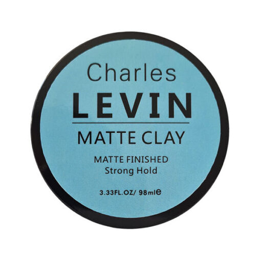 Charles levin barbers clay matte clay matte finish strong hold blå 98ml online shopping billigt tilbud shoppetur