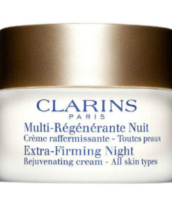 Clarins paris extra-firming night rejuvenating cream all skin types 50ml (minus æske) online shopping billigt tilbud shoppetur