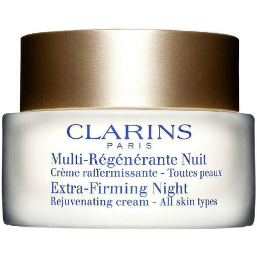 Clarins paris extra-firming night rejuvenating cream all skin types 50ml (minus æske) online shopping billigt tilbud shoppetur