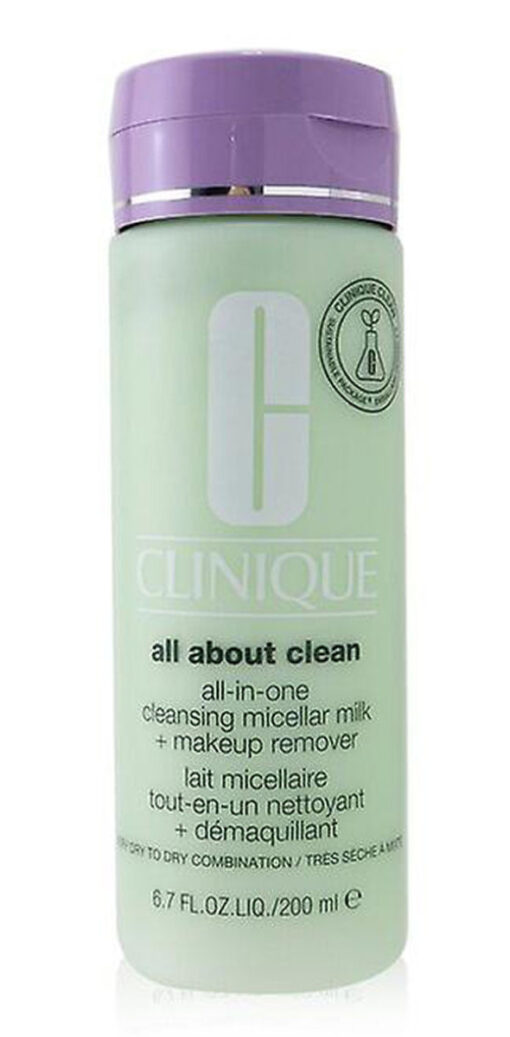 Clinique all about clean all-in-one cleansing micellar milk + makeup remover 200ml online shopping billigt tilbud shoppetur