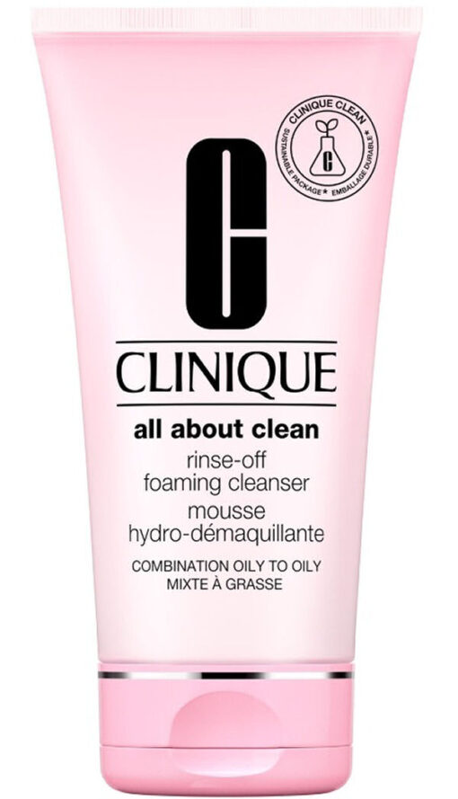 Clinique all about clean rinse-off foaming cleanser 150ml online shopping billigt tilbud shoppetur