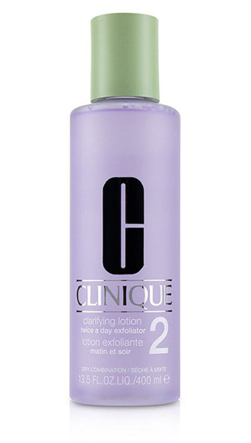 Clinique clarifying lotion twice a day exfoliator 2 400ml online shopping billigt tilbud shoppetur