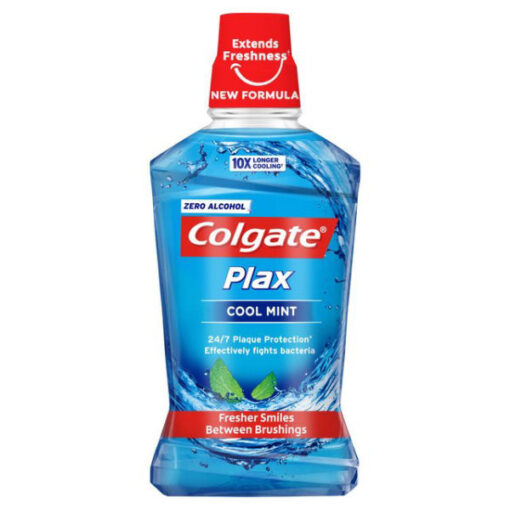 Colgate plax cool mint 24/7 plaque protection 250ml online shopping billigt tilbud shoppetur