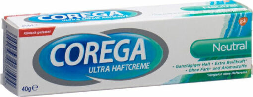 Corega ultra haftcreme neutral 40g online shopping billigt tilbud shoppetur