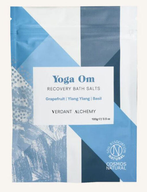 Cosmos natural yoga om recovery bath salts grapefruit ylang ylang basil 100g online shopping billigt tilbud shoppetur