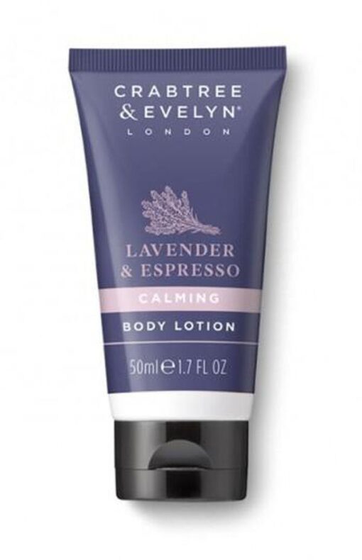 Crabtree & evelyn london calming body lotion lavender & espresso 50ml online shopping billigt tilbud shoppetur