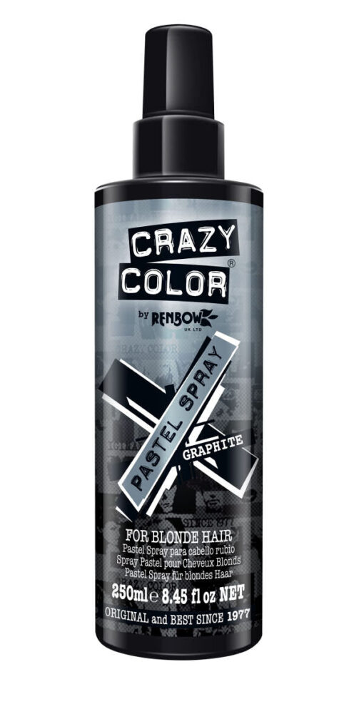 Crazy color by renbow pastel spray graphite for blonde hair 250ml online shopping billigt tilbud shoppetur